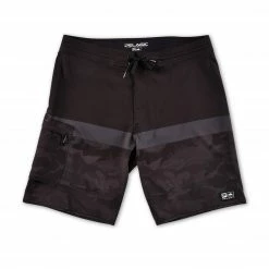 PELAGIC Clothing/Gloves Bluewater Camo Fishing Shorts Stacked Black Or Slate