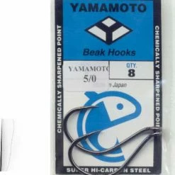 Yamamoto Hi Carbon Steel Beak Hooks Black Nickel Finish (25 Pack)