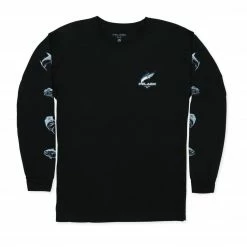 Clothing/Gloves PELAGIC Tee LS Flying Marlin Black
