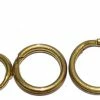 EVANS MFG Salmon Trolling Brass Split Rings (#4-12) - (50 Pack)