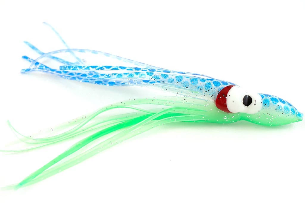 Hoochies NORTH PACIFIC OCTOPUS 4-1/4" AS28R (Denim Blue)