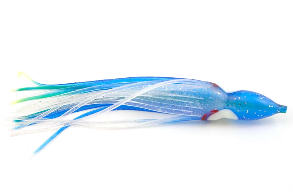 North Pacific Yozuri OCTOPUS 4-1/4" C35CR (Ocean Blue) Hoochies