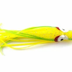 North Pacific OCTOPUS 4-1/4" GBOYX14R (Lemon Lime) Hoochies