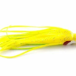 North Pacific OCTOPUS 4-1/4" GBOYX14R (Lemon Lime) Hoochies