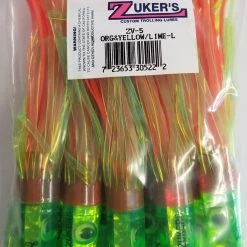 ZUKER'S Vinyl Series Tuna Lures 10/PKG Tuna/Blue Water