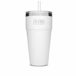 Yeti Rambler 26oz Stackable Cup With Straw Lid - Standard Colours Drinkware