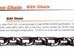 VANGUARD Proof Coil Chain - Hot Dipped Galvanized Marine Hardware