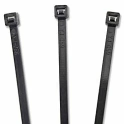 North Pacific Black Cable Ties (from 4-3/4" - 30")