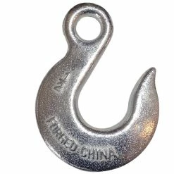 North Pacific Galvanized Slip Cargo Hook With Swivel Eye Marine Hardware