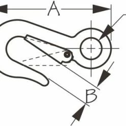 SEADOG 155841-1 MOORING SNAP HOOK 4" Marine Hardware