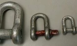 North Pacific Galvanized Chain Shackles Marine Hardware