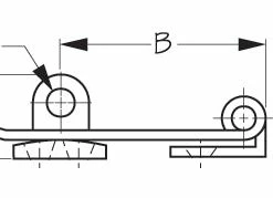 SEADOG 221135-1 HEAVY DUTY SWIVEL HASP 3" Marine Hardware
