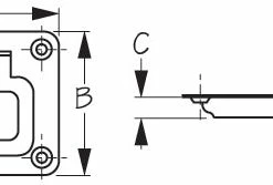 Marine Hardware SEADOG 221820-1 SPRING LOADED FLUSH HATCH PULL
