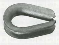 North Pacific Heavy Duty Galvanized Thimble