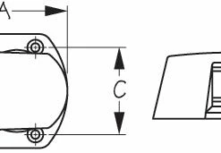 SEADOG 400155-1 BOW LIGHT COMBO Marine Hardware
