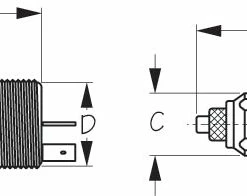 SEADOG 426115-1 DELUXE POWER SOCKET & CAP Marine Hardware