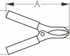 SEADOG 426460-1 BATTERY CLIPS Marine Hardware