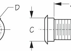 Marine Hardware SEADOG 520320-1 HDPE MOTOR WELL DRAIN TUBE