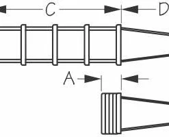 SEADOG 582503-1 FOLDING LADDER 3 STEPS Marine Hardware