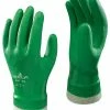 Clothing/Gloves Showa 600 PVC Knitwrist Green
