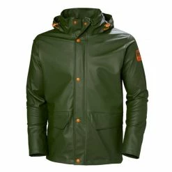 Helly Hansen Gale Rain Jacket 70282 Green Clothing/Gloves