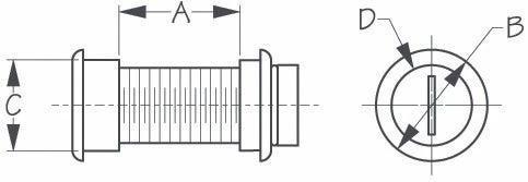 Marine Hardware SEADOG 520325-1 POLY MOTOR WELL DRAIN TUBE