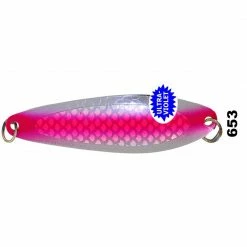 Salmon Trolling Silver Horde Kingfisher Spoons #4 - Each