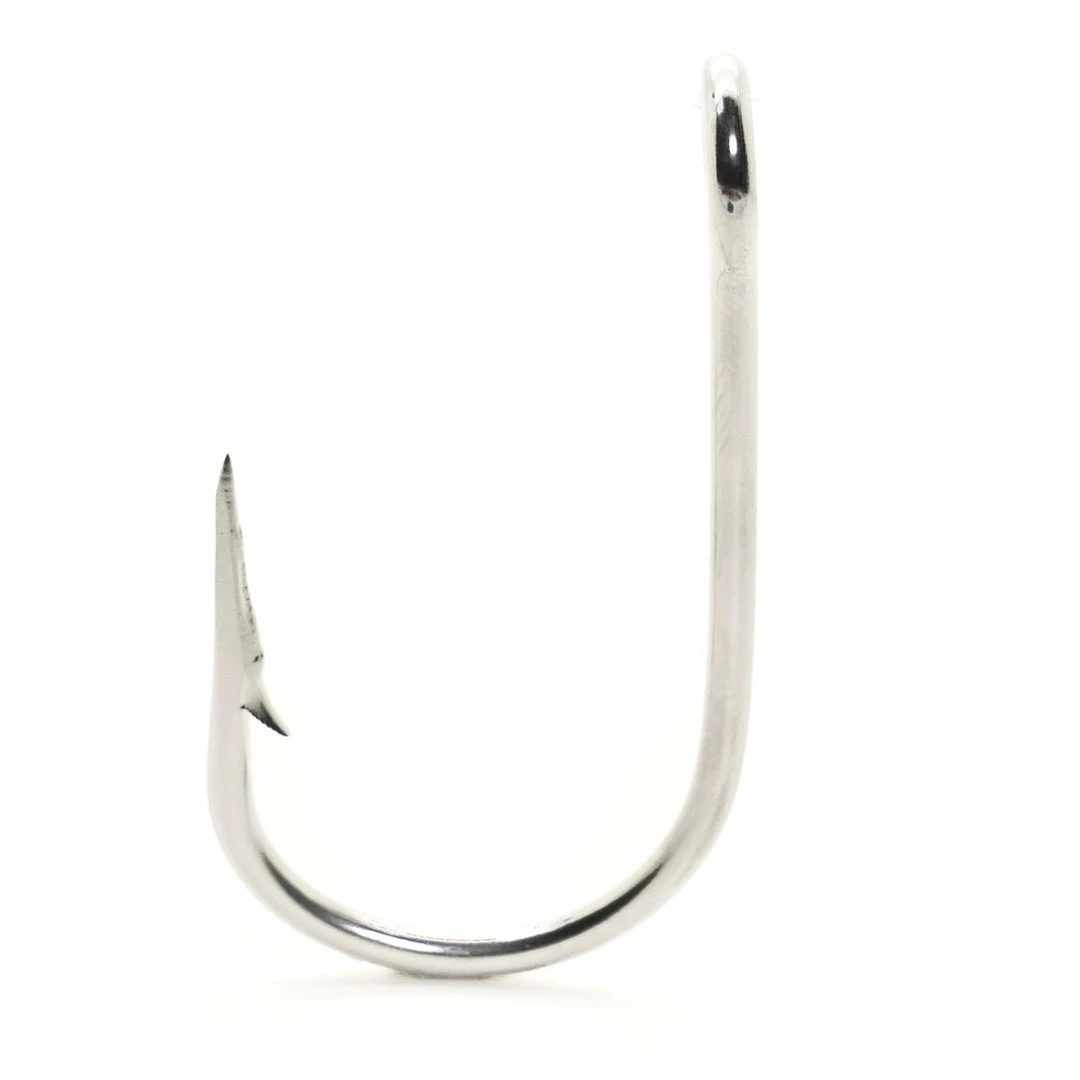 Mustad 9510XXXS-SS Salmon Siwash Hooks With Open Eye - 3X Strong (Box 100) Salmon Trolling