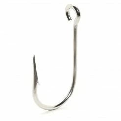 MUSTAD 9510XXXS-SS Salmon Siwash Hooks With Open Eye - 3X Strong (25 Pack)