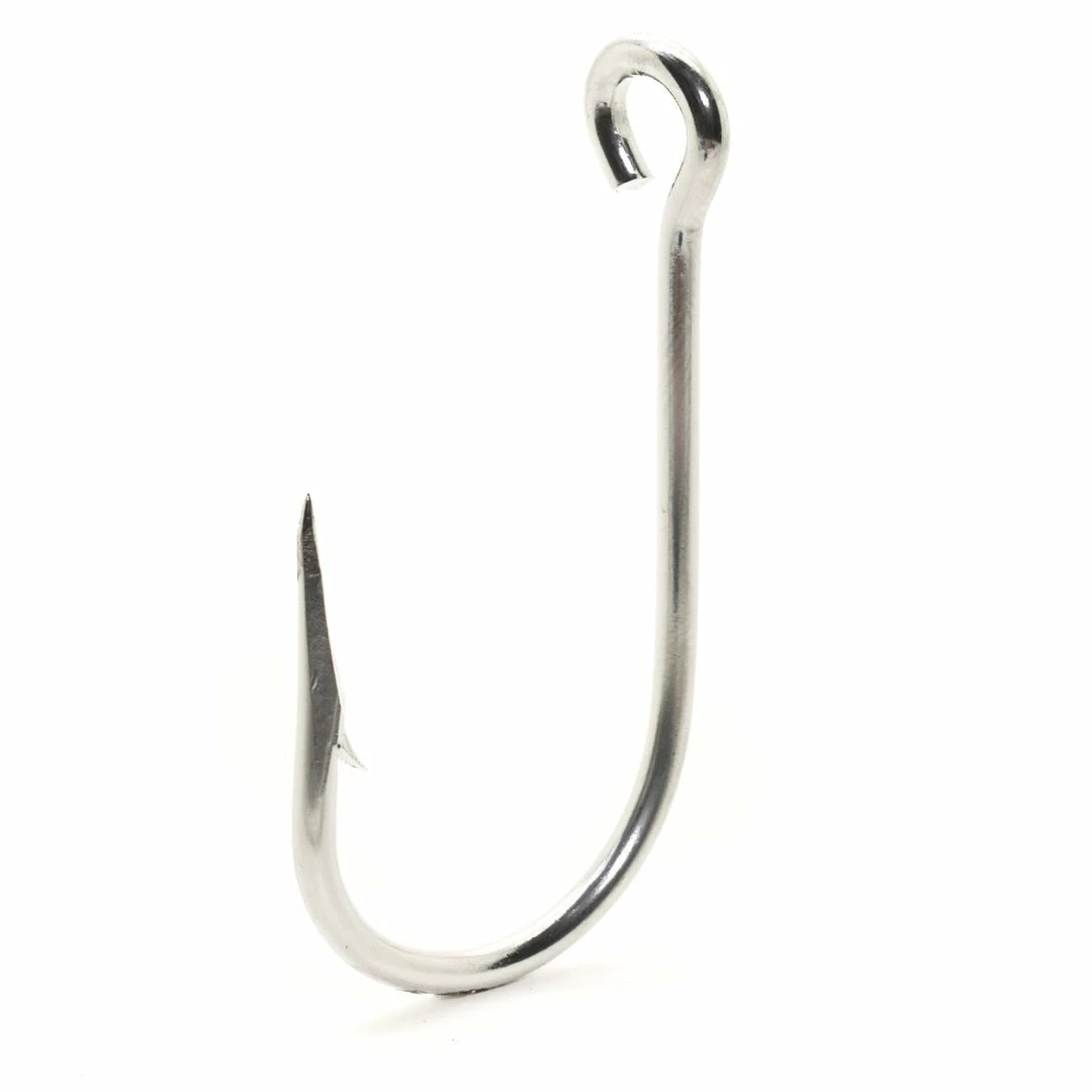 Mustad 9510XXXS-SS Salmon Siwash Hooks With Open Eye - 3X Strong (Box 100) Salmon Trolling