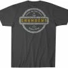 Clothing/Gloves Grundens Rope Knot T-Shirt Heather Charcoal