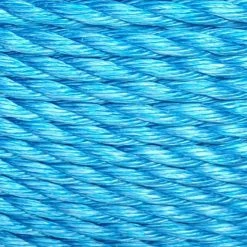 North Pacific Blue 3 Strand Danpoly Polypropylene Rope (by The Foot)