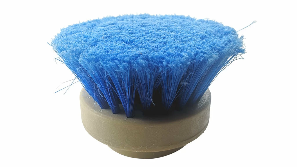 North Pacific DECK BRUSH SOFT NYLON BRISTLE BLUE C855 Marine Hardware