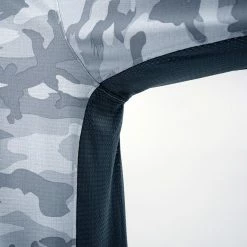 Pelagic Exo-Tech Hooded Fishing Shirt Gray Fish Camo