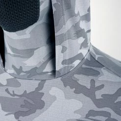 Pelagic Exo-Tech Hooded Fishing Shirt Gray Fish Camo