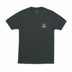 PELAGIC Flying Sailfish Premium T-Shirt Charcoal