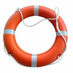 Pacific Net & Twine Ltd Life Ring 30" Orange Solas With 100ft Rope Life Rings & Heaving Lines