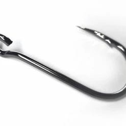 Salmon Trolling North Pacific Black Nickel Clawpoint Hooks (25pack)