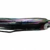 Hoochies NORTH PACIFIC OCTOPUS 4-1/4" M88WSRB (Black Oil Slick)