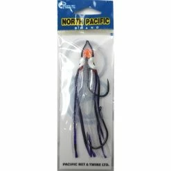 North Pacific OCTOPUS 4-1/4" B103PUR Rigged Hoochies