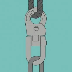 ASANO 18200 RELEASE SHACKLE STAINLESS