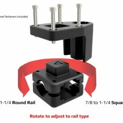 Pacific Net & Twine Ltd Salmon Trolling Stealth Universal Rail Mount