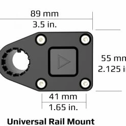 Pacific Net & Twine Ltd Salmon Trolling Stealth Universal Rail Mount