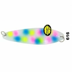 Salmon Trolling Silver Horde Kingfisher Spoons #4 - Each