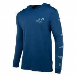 Pelagic Aquatek Hoodie Gyotaku Clothing/Gloves