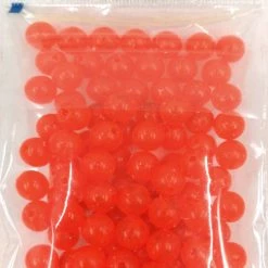 Pacific Net & Twine Ltd North Pacific Plastic Round Beads (100pc/pack) Salmon Trolling
