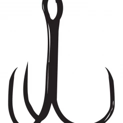 Salmon Trolling Gamakatsu Round Bend Barbless Treble Hooks Bronze