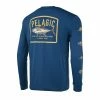 Clothing/Gloves Pelagic Aquatek Game Fish Long Sleeve T-shirt Navy